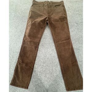 Peter Millar Superior Soft Corduroy Pants. Brown. Size 35.